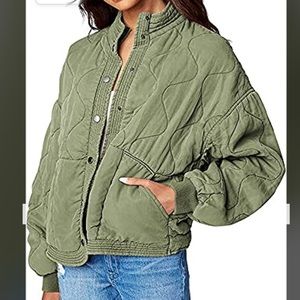 BLANKYNYC LIGHTWEIGHT QUILTED JACKET